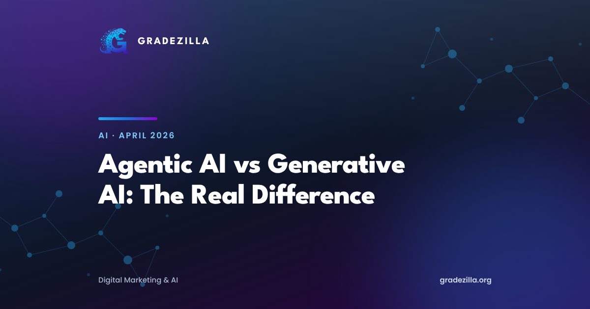 Agentic AI vs Generative AI: What’s the Real Difference?