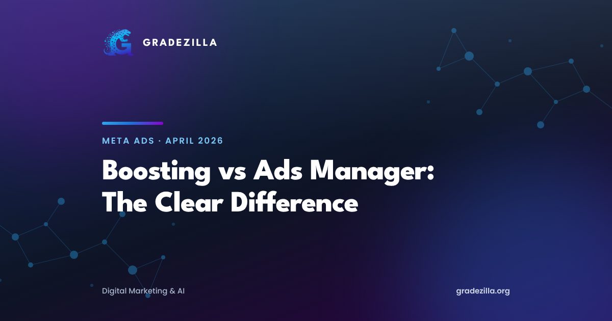 Boosting vs Ads Manager: The Clear Difference Every Marketer Must Understand