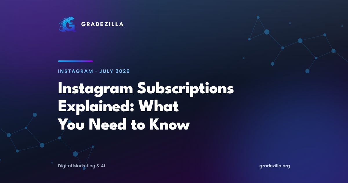 Instagram Subscriptions Explained: Everything You Need to Know (2026)