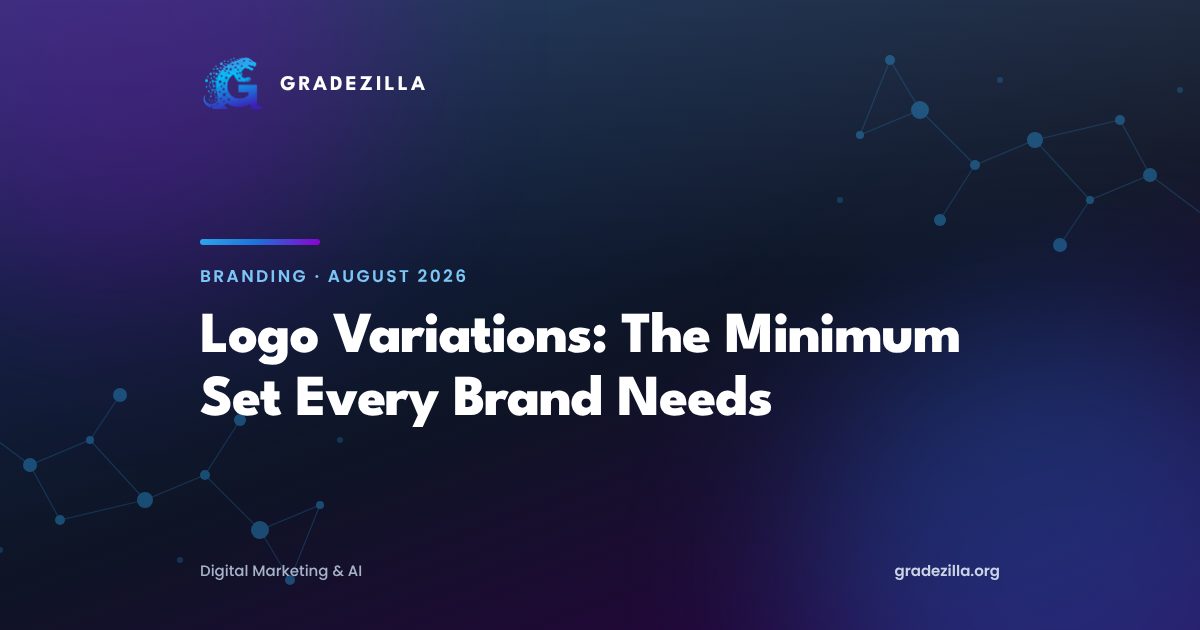Logo Variations: The Minimum Set Every Brand Needs