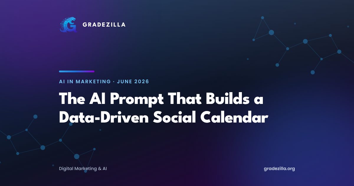 The AI Prompt That Builds a Data-Driven Social Media Calendar (Free Template)